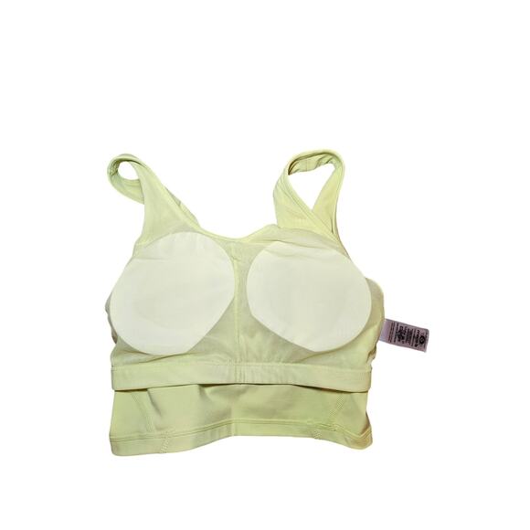 Mono B Lime Green Lined Athletic Spots Bra - Picture 3 of 5